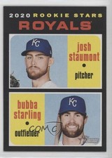 2020 Topps Heritage Rookie Stars Josh Staumont Bubba Starling #247 lt7