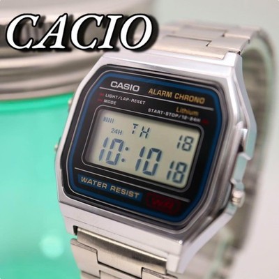 Excellent CASIO Digital Silver Quartz Men Watch 1125