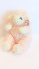 Ty Baby Pluffy Lamybaby Plush Lamb with Rattle Retired Stuffed Animal Toy