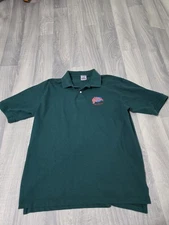 Vtg Planet Hollywood Cabo San Lucas Green Pique Polo Shirt Mens XL - E84