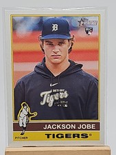 2025 Topps Heritage Jackson Jobe RC Image Variations Rookie #389 Tigers