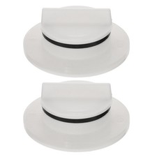  2 Pcs Marine Floor Drain Plug Boat Deck Scupper Valve Water Outlet