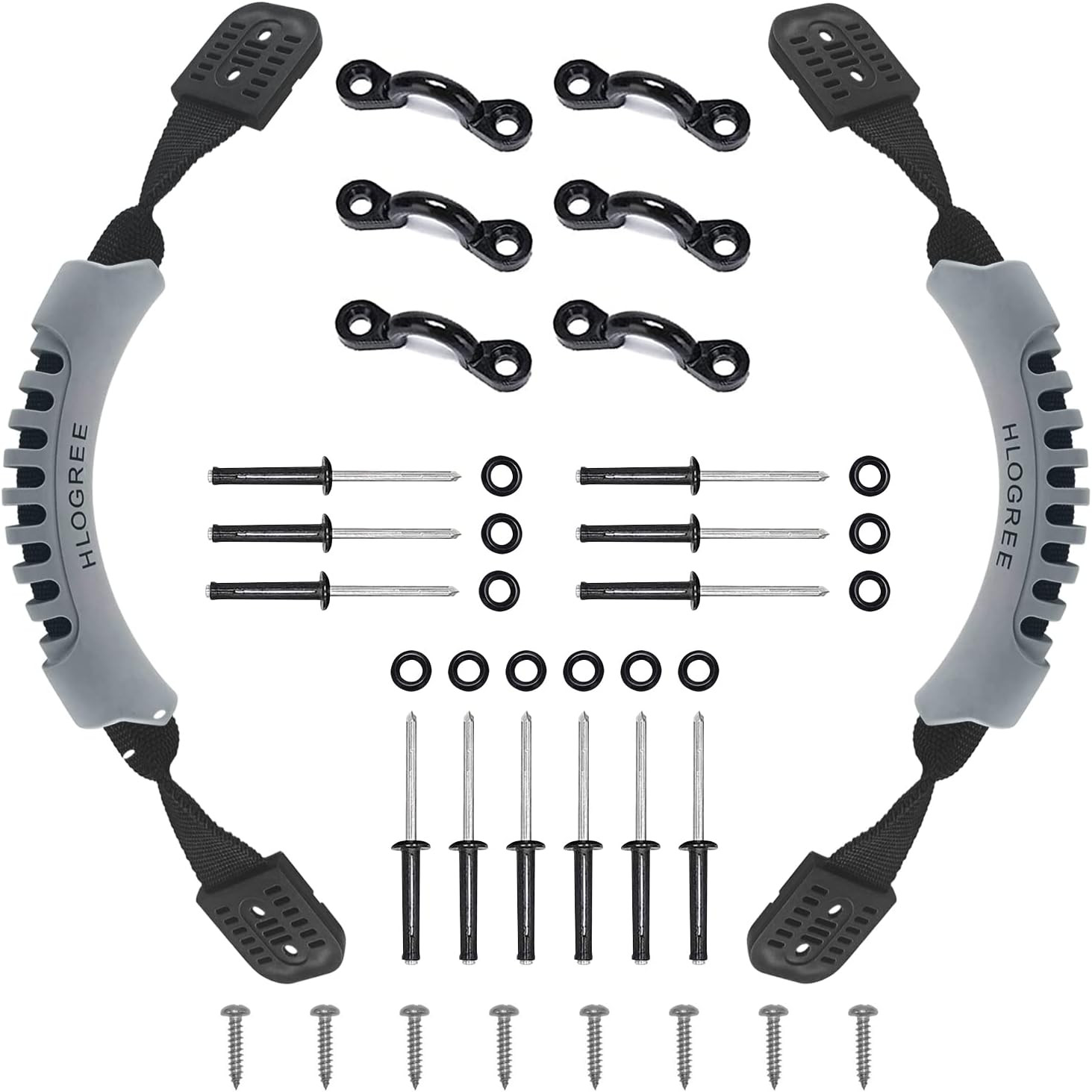 Handles 2/4 Pack,kayak Carry Handle With Rivets,kayak Replac