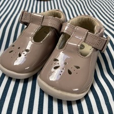 Clarks Pre Walking Pink Mary Jane Infant 4G Girls Toddler Shoes