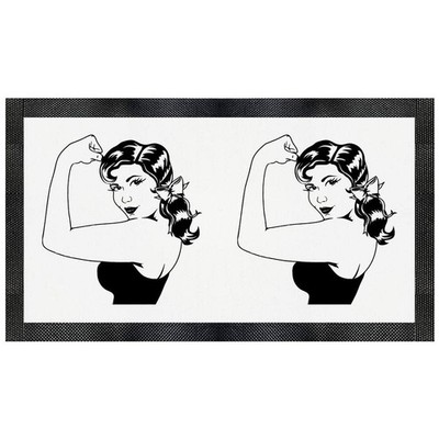 Futtermatte für Haustiere ''Woman Flexing Muscle'' (PM00034286)