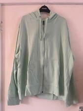 Great Quality Men’s Pale Green Full Zip Hoodie Size Xxl