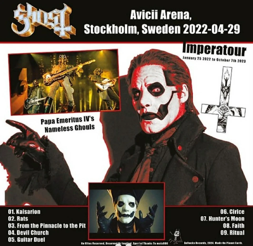 GHOST - Swedish Neurotica Rare Coloured Vinyl LP Import New & Sealed - Image 3 of 4