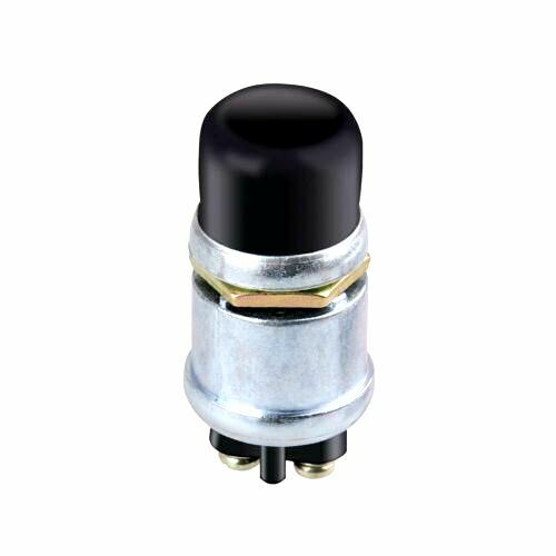 Golf Cart 12V Horn Switch Button w/ Cover Floor Mount For Club Car, EZGO, Yamaha