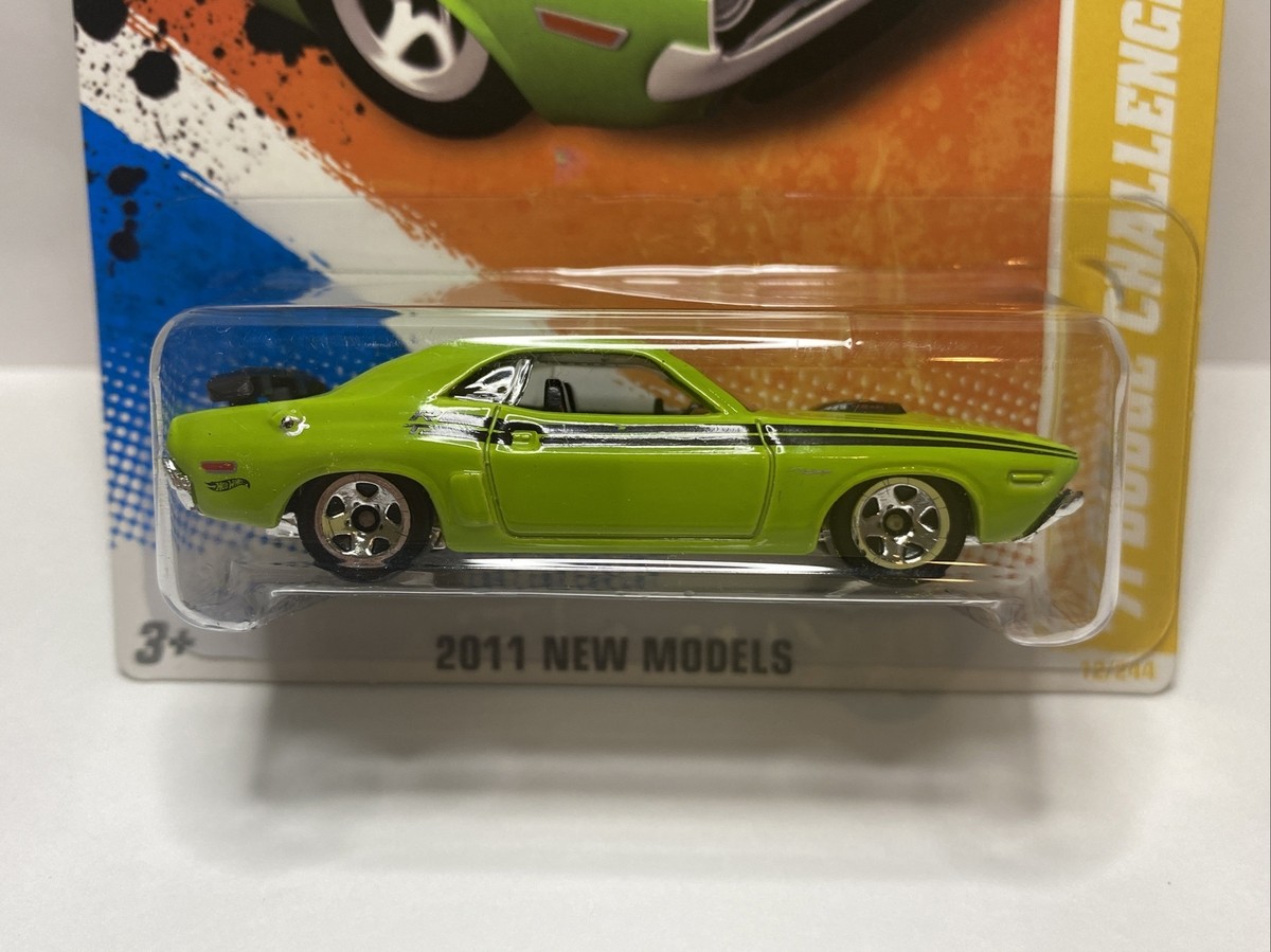 Hot Wheels 2011 New Models #12 '71 Dodge Challenger Lime Green w