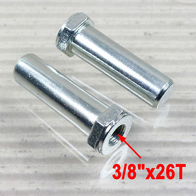FollowMe 2 Stück 3/8''x26T Achsverlängerungmutter NUR für FollowMe Tandemkupplung