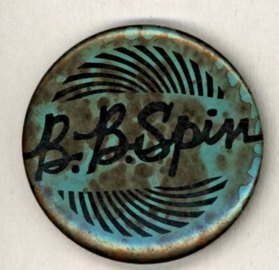 1980's B.B. Spin  2 1/4'' Pinback Button