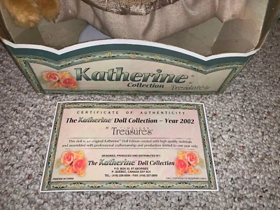 TIMELESS TREASURES Porcelain Doll 'KATHERINE' LIMITED EDITION