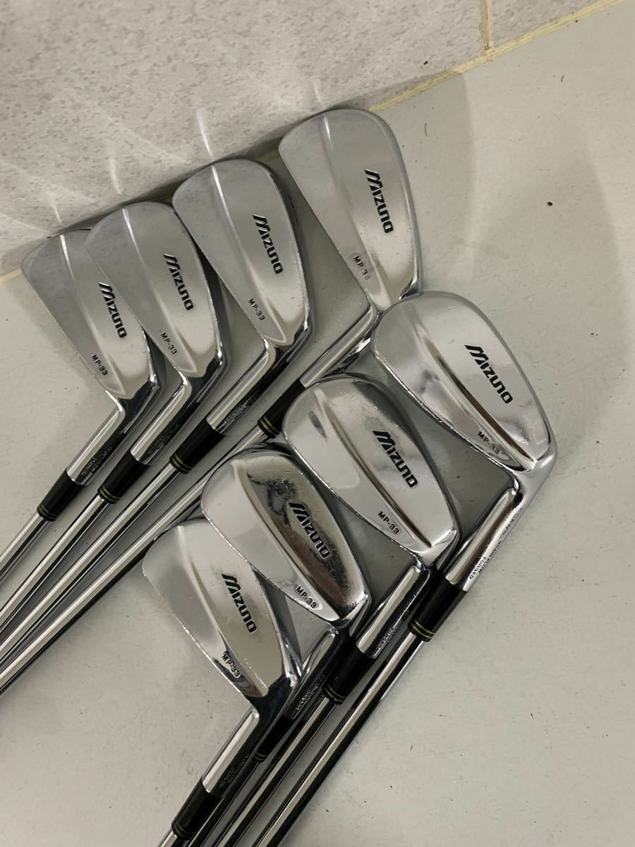 Golf Iron Set Mizuno MP-33 Dynamic Gold S200 8pcs 3-P JAPAN Golf Iron Set Mizuno MP-33 Dynamic Gold S200 8pcs 3-P JAPAN