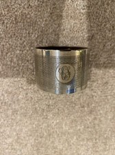 Antique Silver Plated Engraved Napkin Ring