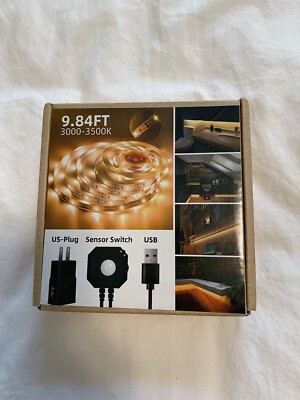 Electric 9.8 Ft Indoor Flexible Tape Light Kit - White