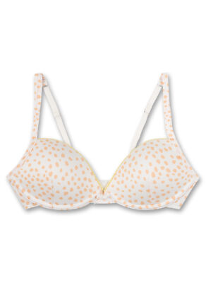 Sanetta Mädchen Soft Cup Bra Orange Off White Dots Allover 65 A 70 A 75 A  NEU