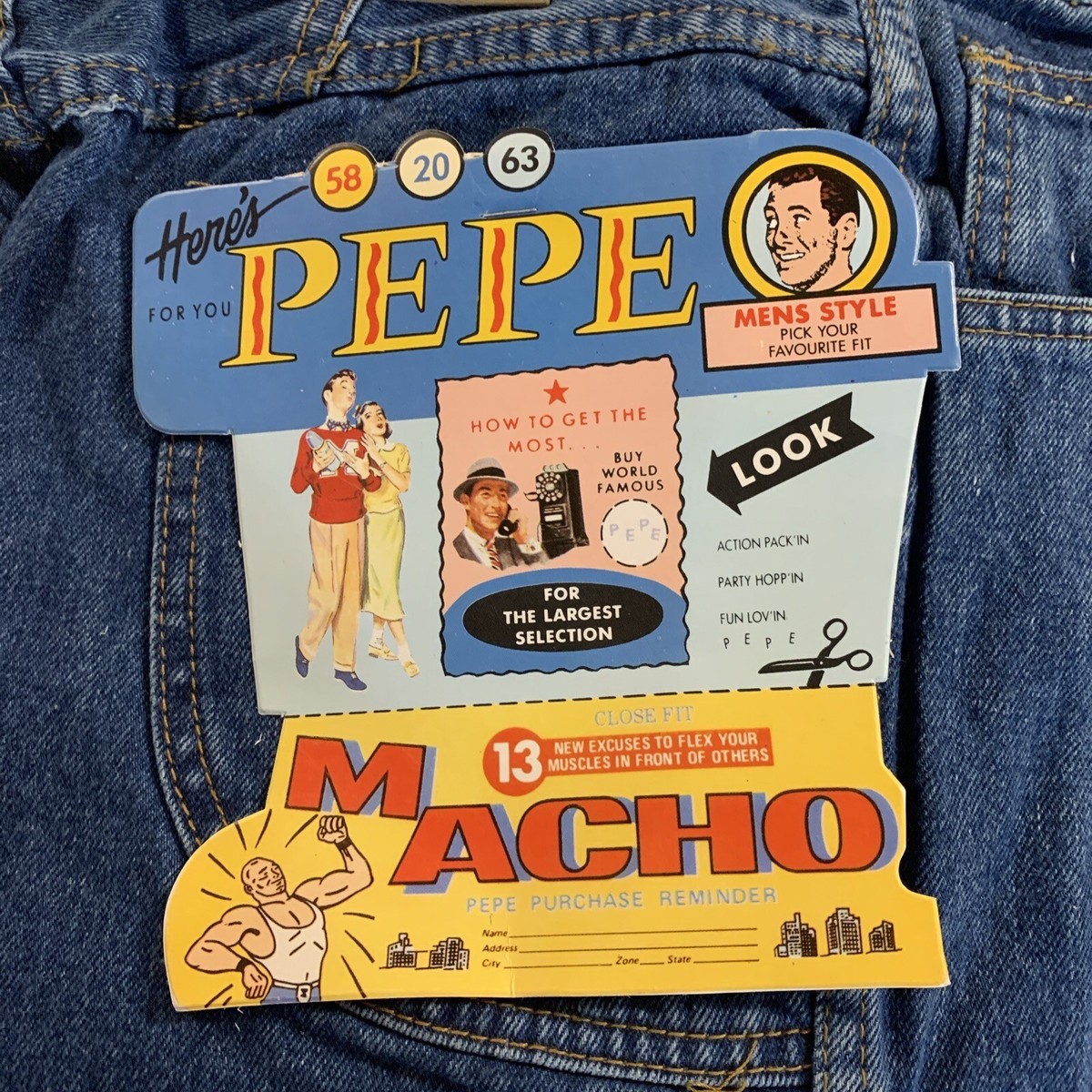 Vintage PEPE Macho Jeans Mens Size 31 Close Fit Classic Vintage PEPE Macho Jeans Mens Size 31 Close Fit Classic