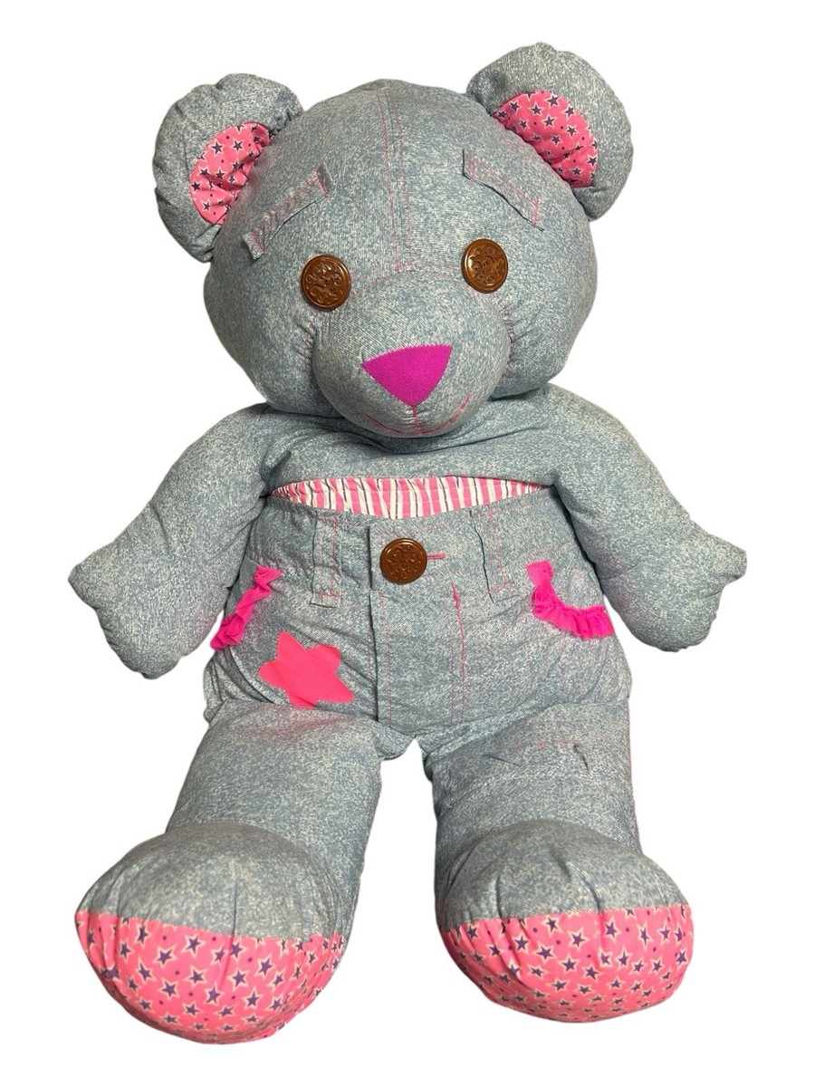 Doodle Bear Denim Plush 3ft Tall (36”) 1995 Tyco Vintage Rare | eBay
