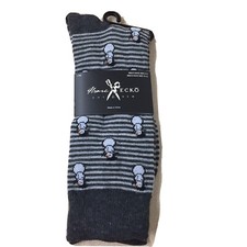 Marc Ecko Snowman Gray Novelty Socks Size 6-12 Men  s Crew New Tags AR255