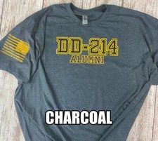 DD-214 Alumni Military T-shirt. Perfect For Marines, Army, Navy, Air-force 823