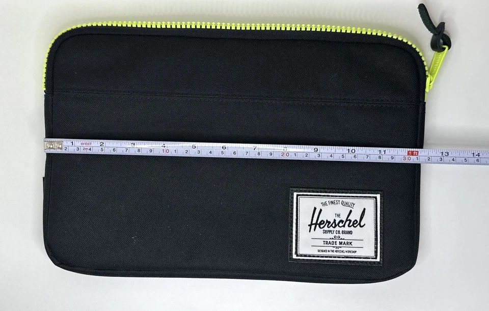 Manga de anclaje Herschel Supply Company 11-12", cremallera negra verde  Foto 4 de 4