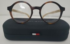 ROUND Tommy Hilfiger Eyeglass frames model TH 1390. Unisex Tortoise NEW