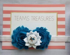 SJ Sharks headband San Jose hockey headband SJ Sharks hockey baby girl