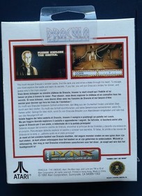 DRACULA  Atari Lynx NEW Factory Sealed 077000021182