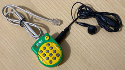 MINI HI-TEL TELEFON MIT HEADSET/MIKROFON