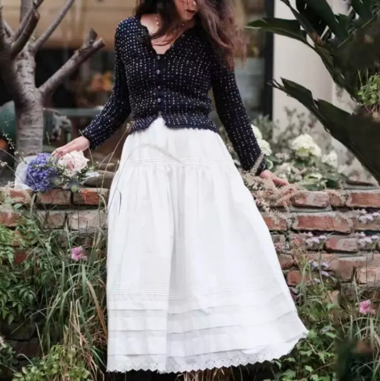 White skirt midi length cheap