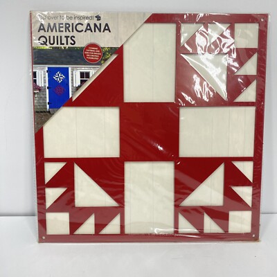 Americana Quilts Decorative Indoor Outdoor 12 x 12 Iron Pattern County Fair New
