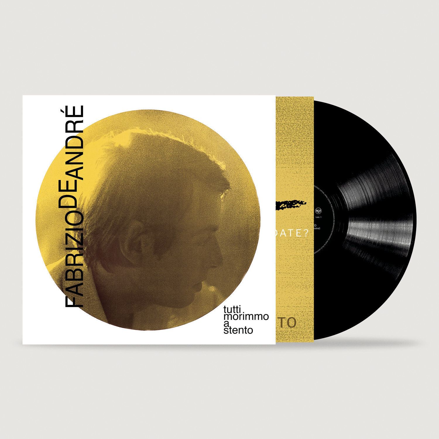 Fabrizio De André Tutti Morimmo A Stento Vinyl LP 180 Gr. + New Booklet
