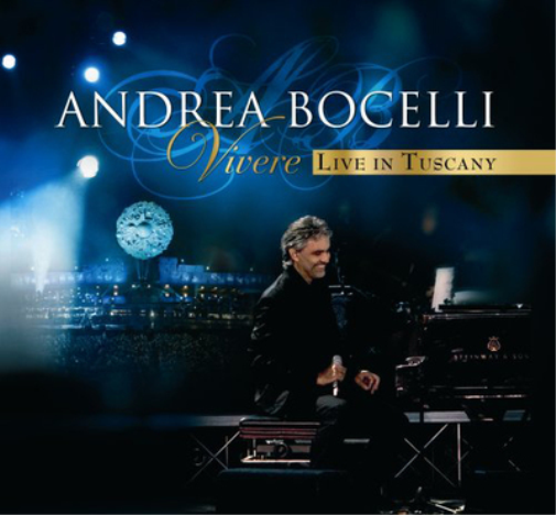 Andrea Bocelli Vivere: Live in Tuscany (CD) Album with DVD