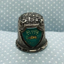 Movieland Wax Museum Souvenir Metal Thimble - Buena Park California