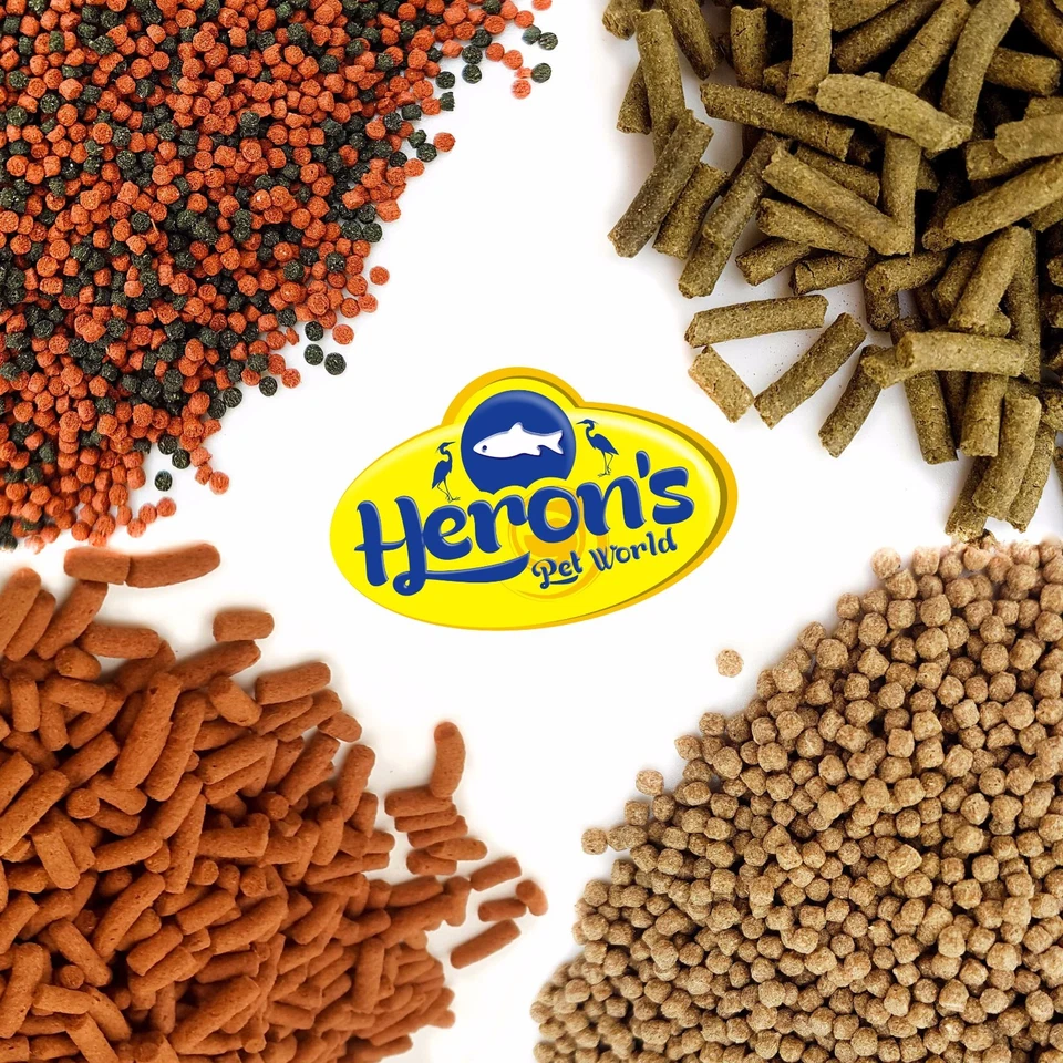 HERONS Cichlid Fish Food Collection STICKS PELLETS MALAWI TANGANYIKA AMERICA