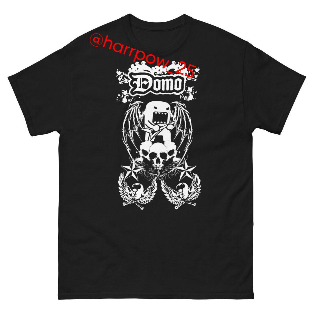 Domo Kun Grunge Y2K Style T Shirt Tapout Emo Goth Hello Kitty Amity Affliction E