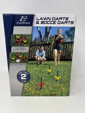 EastPoint Sports 2 in 1 Lawn Darts & Bocce Darts Combo Set Backyard Outdoor Game