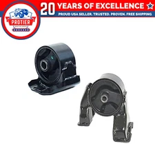 Fits 2007-2011 Hyundai Elantra 2.0L MANUAL Trans Front & Rear Motor Mount 2PCS