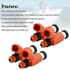 4PCS Injecteurs de carburant 880887T1 pour Mercury 115 EFI 4 temps 2001-2006