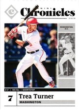 2020 Panini Chronicles #25 Trea Turner Red