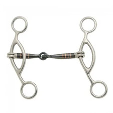 New Tough-1 Stainless steel SWEET IRON GAG SNAFFLE w/ 5" Mouth 6 1/2" Cheek