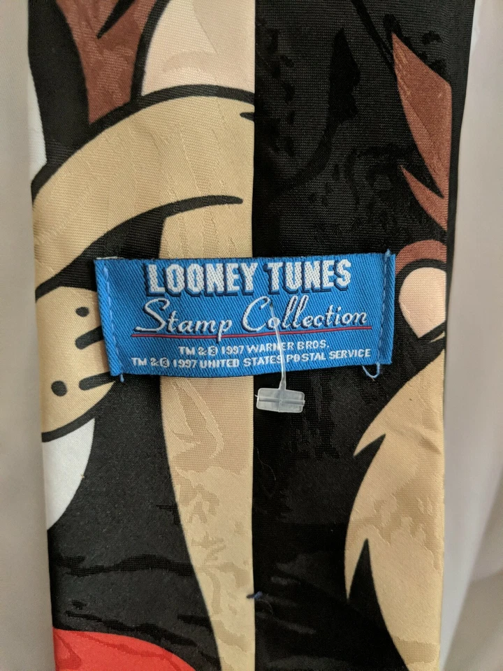 Colección de estampillas y corbatas de manía Looney Tunes 96 y 97 para hombre Foto 2 de 3