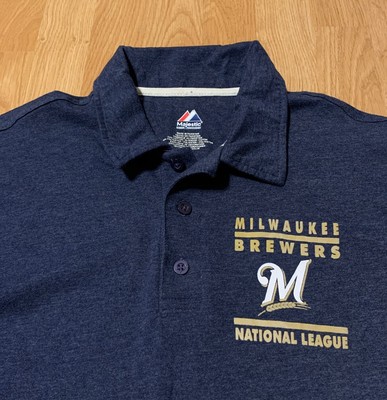 milwaukee brewers polo shirt