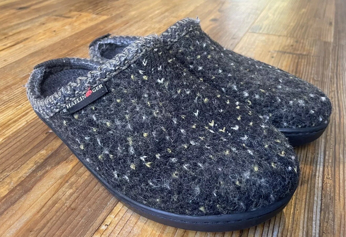 SAOLA Haflinger Pantofole Unisex AT Nordkap Lana Suola Rigida Grigio Soacjle 38 7 M