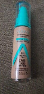 ALMAY Clear Complexion Makeup Salicylic Acid,  Aloe, 710 Natural Tan. Sealed