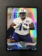 2013 Topps Chrome #127 Chance Warmack Rookie Refractor /299 Tennessee Titans