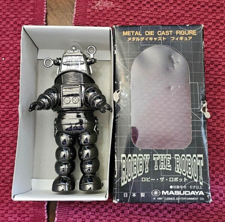 Masudaya Japan Vintage Metal Diecast ROBBY THE ROBOT Figure 1997