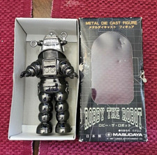 Masudaya Japan Vintage Metal Diecast ROBBY THE ROBOT Figure 1997 -No Dome