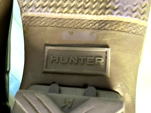 Hunter Kid Boots Gray w/Hint Purple Waterproof Rain Boot Youth Sz Boys 2 Girls 3 - Picture 13 of 21