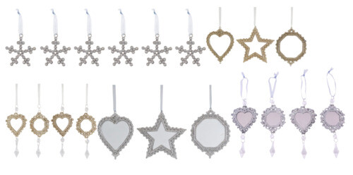 DECORATION A SUSPENDRE PAPILLON ROSE DIAM.15CM - ANNEXE MEUBLE DECO